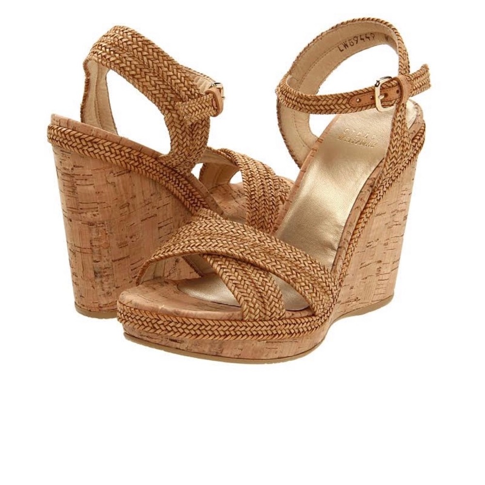 Stuart Weitzman “Minx” wedge sandals